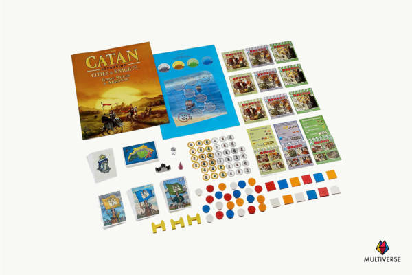 Catan Cities & Knights Expansion Board Game Contents