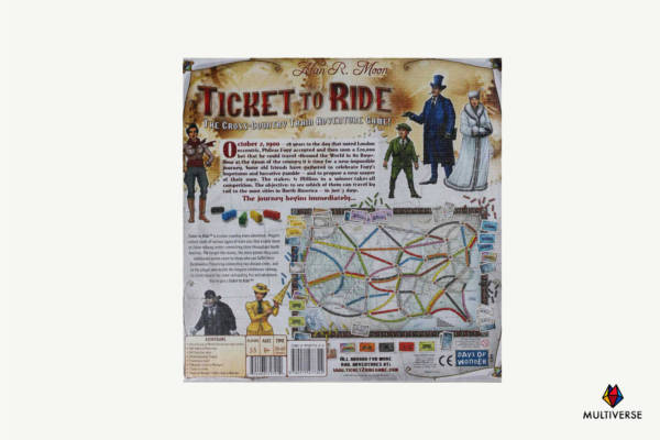 Ticket To Ride USA Board Game Contents