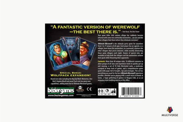 Ultimate Werewolf Board Games Contents